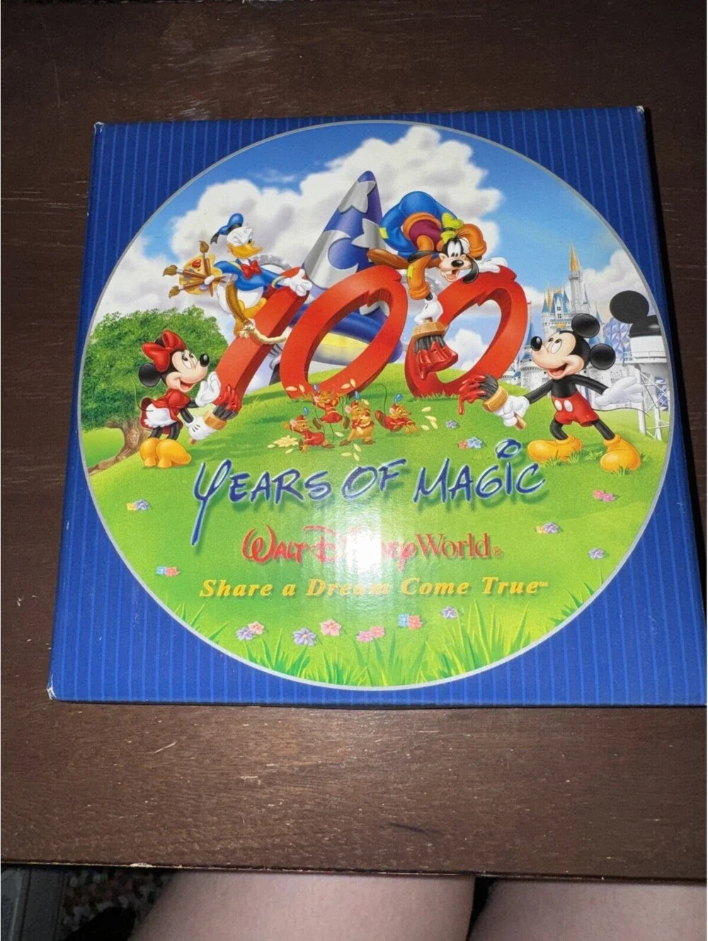 Disney World 100 Years Of Magic Collector Plate Share A Dream Come True 2001 NIB